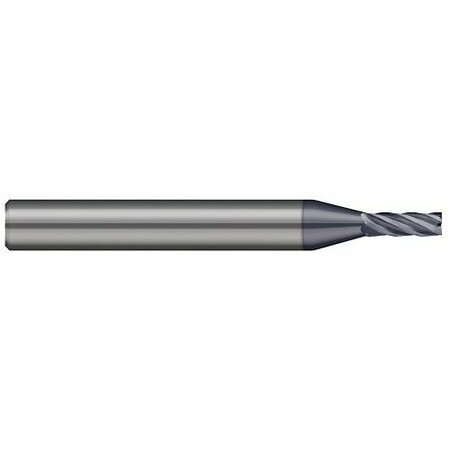 HARVEY TOOL 0.047in. 3/64 Cutter dia x 0.141in. Length of Cut Carbide Square End Mill, 5 Flutes, AlTiN Coated 742047-C3